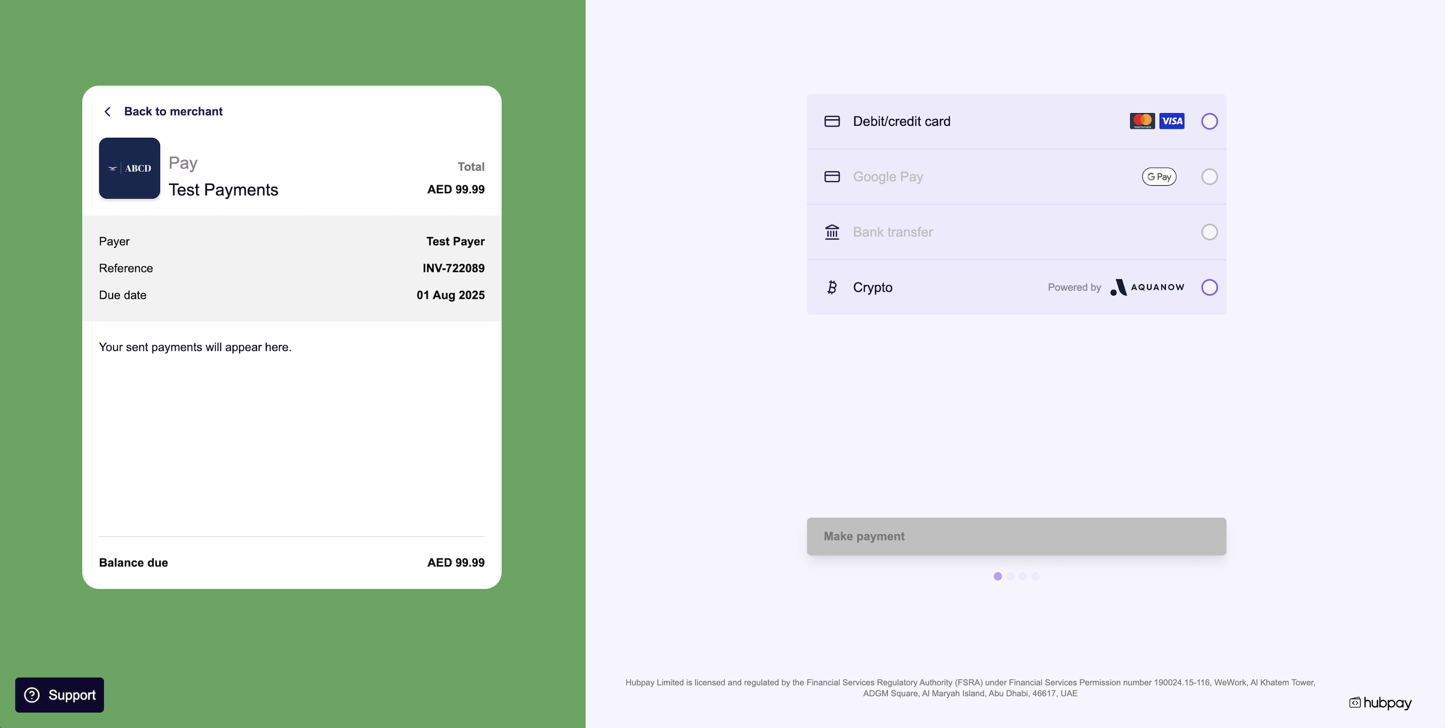payment portal branding